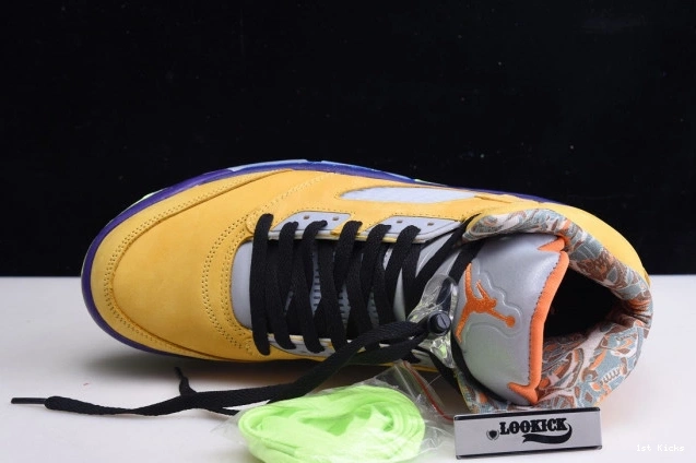 1st Kicks Shoes CZ5725-700 The Retro What Jordan 5 0701